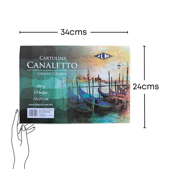 Block para dibujo cartulina canaletto 300grs JLM