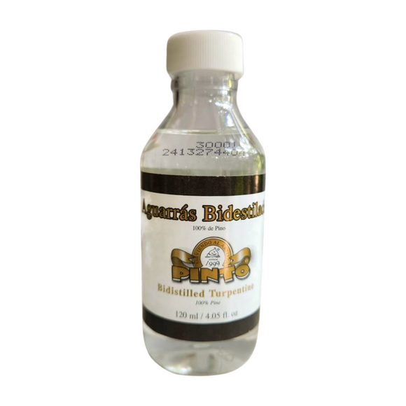 Aguarras bidestilado 120ml pinto