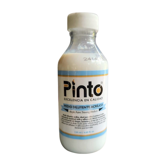 Medio Diluyente Para Pintura Acrílica Pinto 120ml
