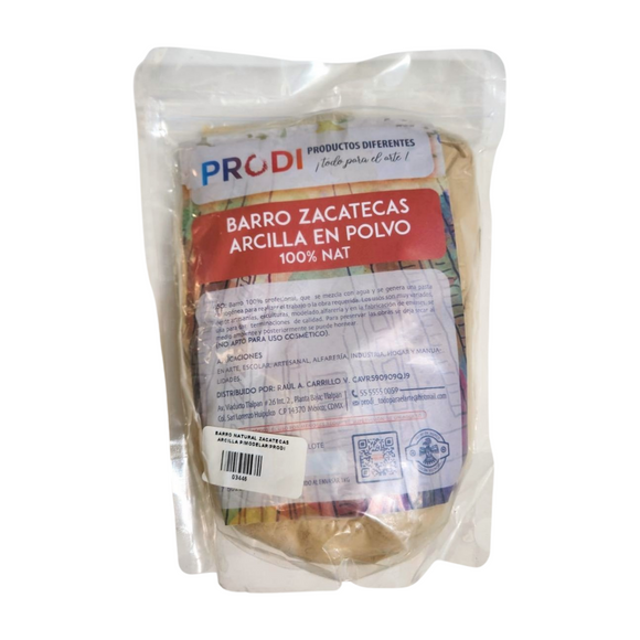 Barro zacatecas arcilla en polvo 100% natural