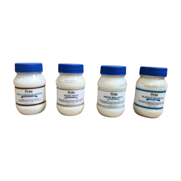 Medios y acabados para pintura acrílica 100ml Pinto