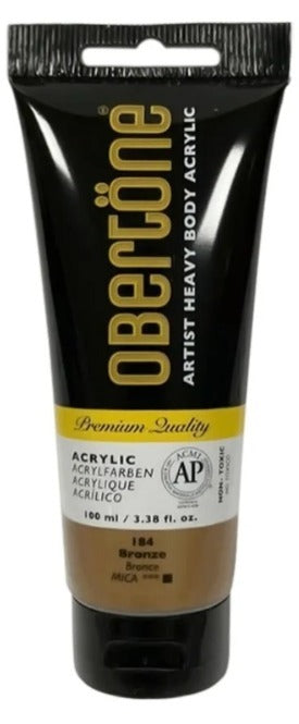 Tubo pintura acrílica profesional METALICOS Obertöne heavy body 100ml