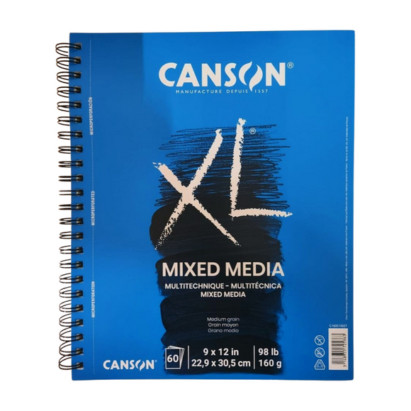 Block De Dibujo Canson XL Mix Media 160g 60 Hojas