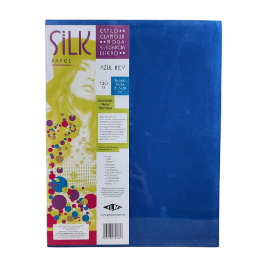 Paq. c-100 Papel Silk 130 g