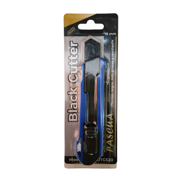 Cutter black 18mm Pascua