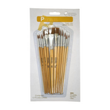 Set de 12 pinceles surtido cerdas sintéticas Rodart