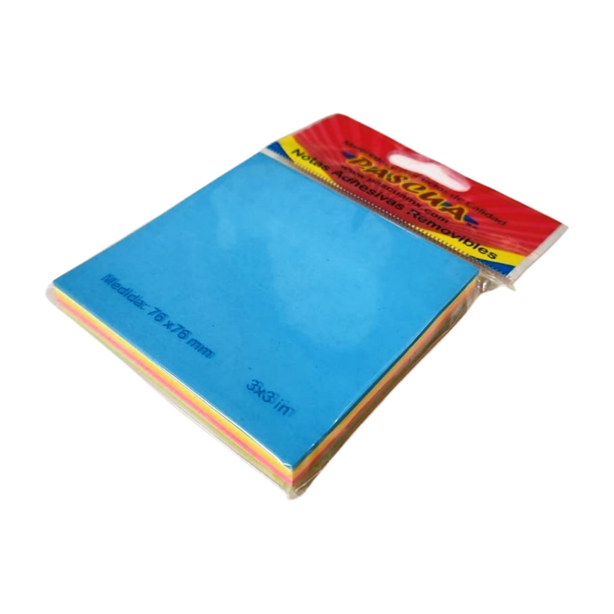 Notas Adhesivas Removibles 76 × 76 mm 100 Hojas Varios Colores Surtido Pascua