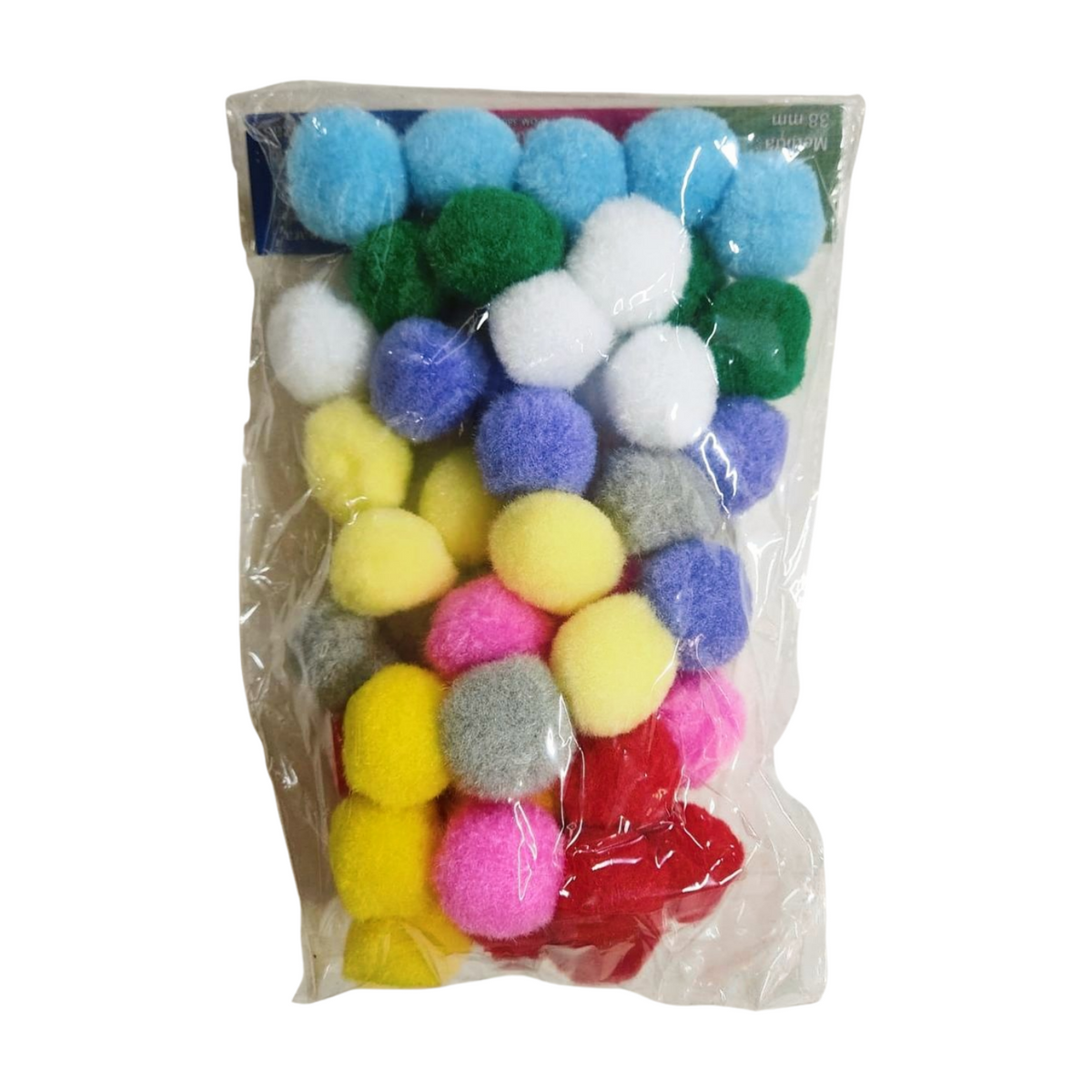 Bolsa c-50 Pompones de 38 mm Pascua