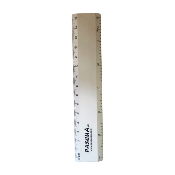 Regla metálica de 15cm