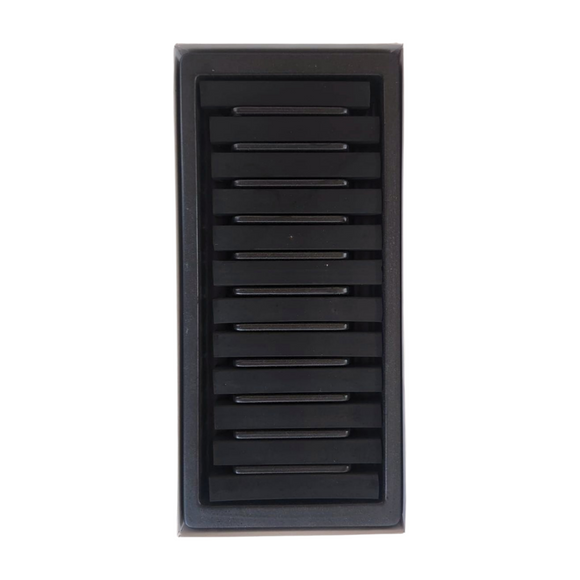 Caja c-12 barras pastel negro Mungyo