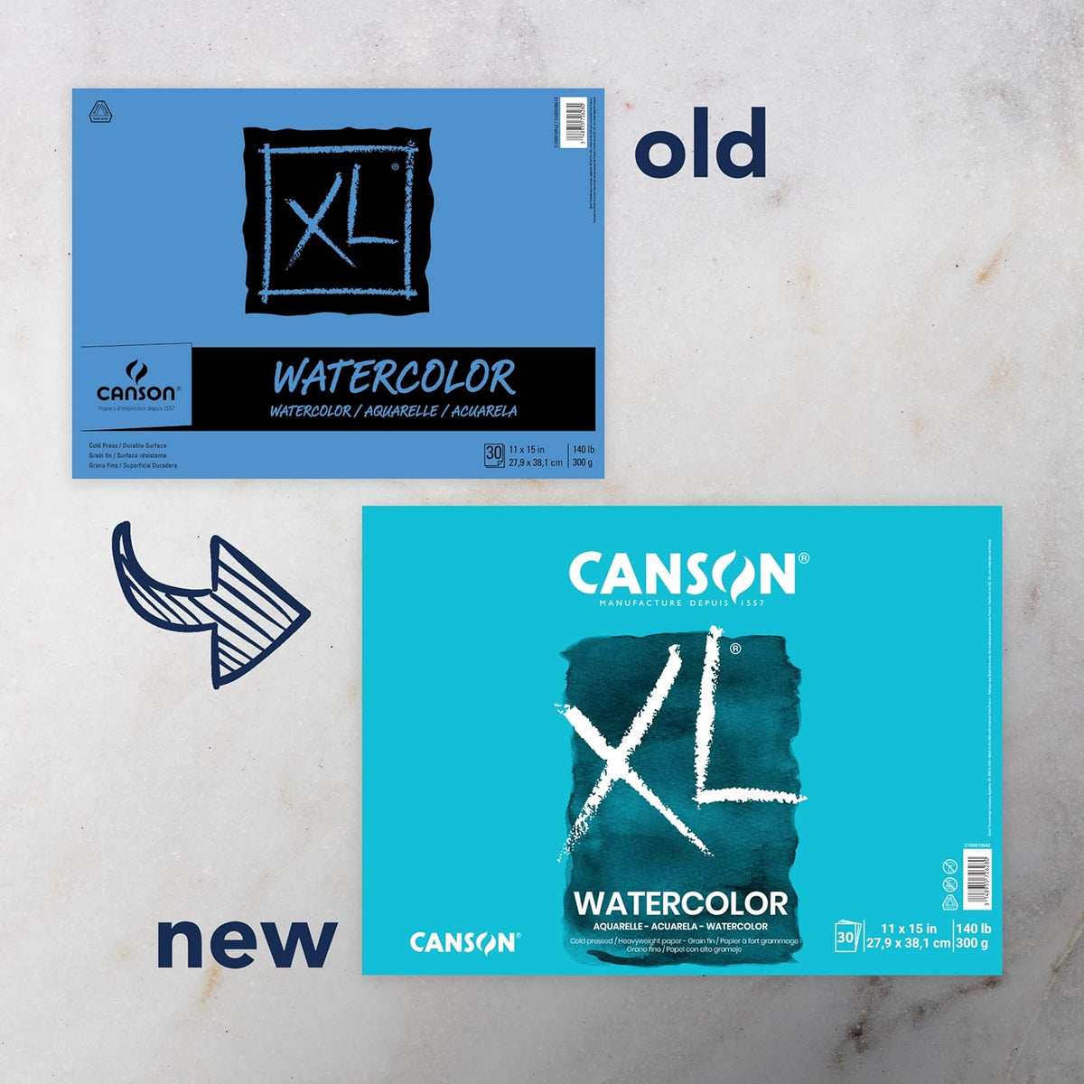 Block de Dibujo Canson XL Watercolor 300 g 30.5 × 45.7 cm