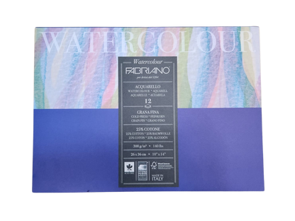 Block para Acuarela 300 g Fabriano Watercolour Acquarello