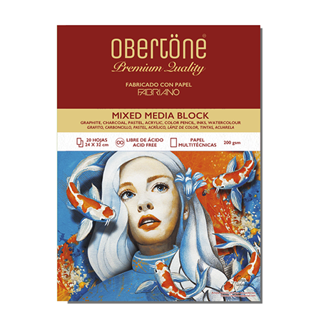 Block Mix Media 24X32 200 g Obertöne