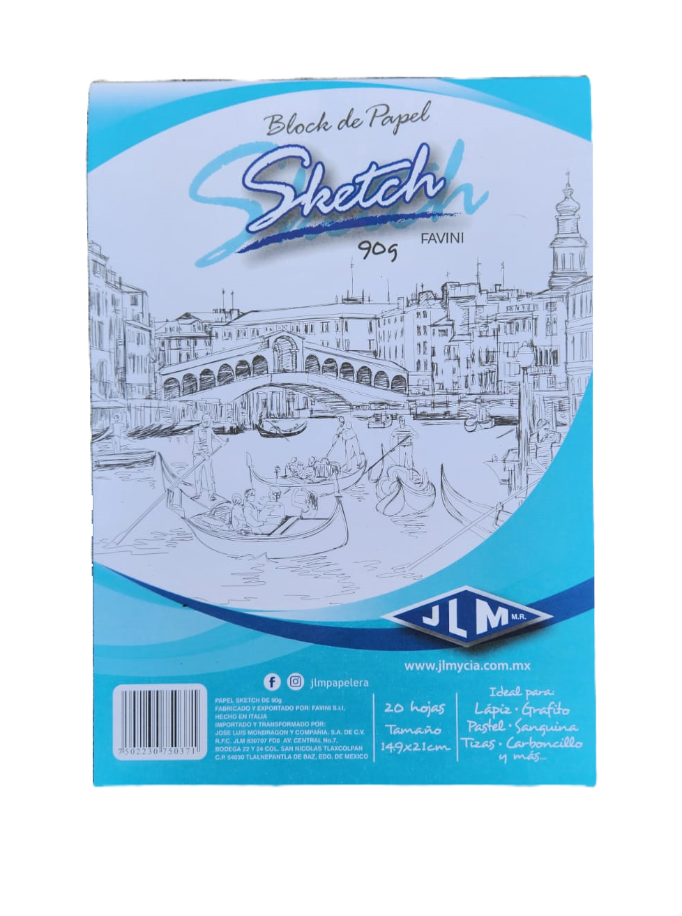 Block de Dibujo Sketch Favini 90 g JLM