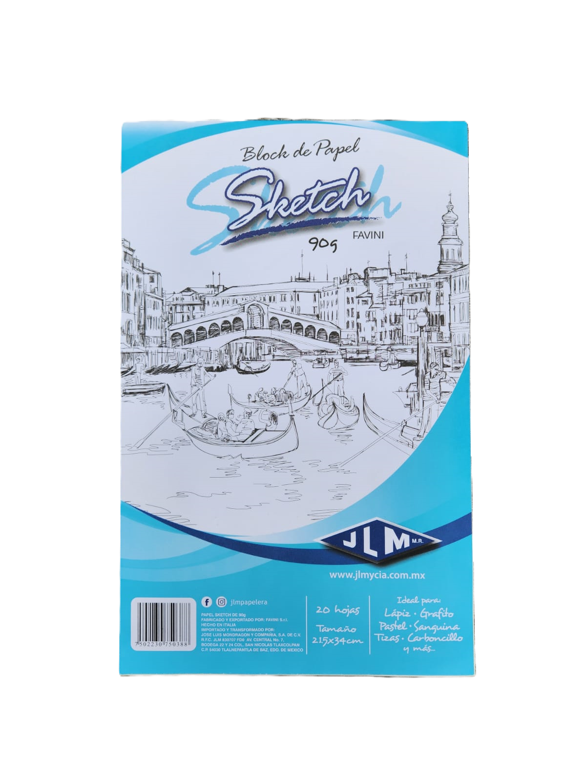 Block de Dibujo Sketch Favini 90 g JLM