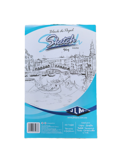 Block de Dibujo Sketch Favini 90 g JLM