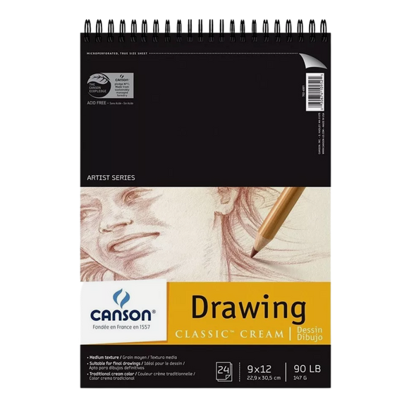 Block De Dibujo Canson Drawing 1557 147g 24 Hojas
