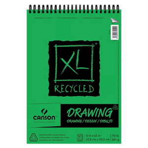 Block De Dibujo Canson XL Drawing Recycled 114g 22.9x30.5cm