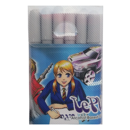 Marcadores Permanente Leplume 3000-24E Marvy Uchida Set 24 Piezas