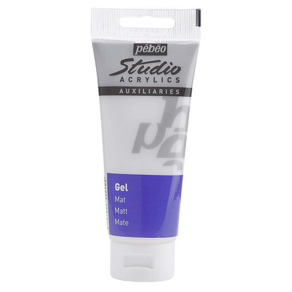 Gel Acrílico Pébéo Studio Medio Auxiliar Tubo 100 ml