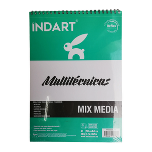 Block De Dibujo Mix Media Indart A3