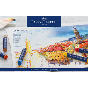 Tizas Pastel Grasos Creative Estudio Faber Castell 127036 Estuche Con 36 Piezas