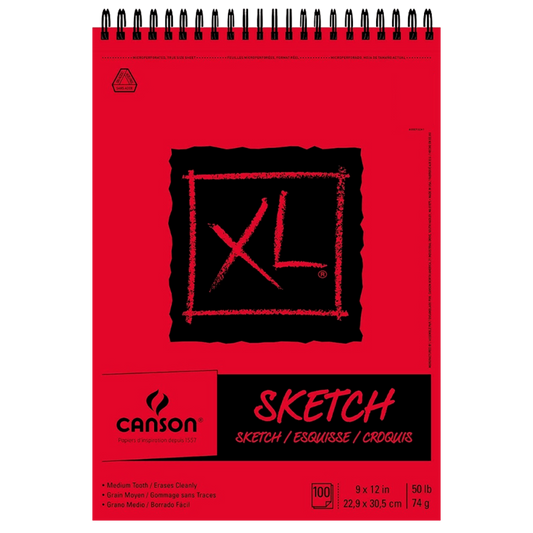 Block de Dibujo Canson XL Sketch 60 Hojas de 70 g 21 × 29.7 cm