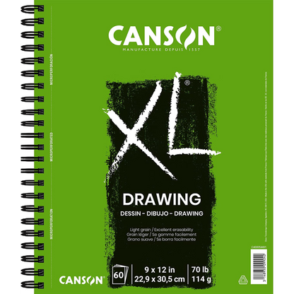 Block de Dibujo Canson XL Drawing 114 g 60 Hojas 22.9 × 30.5 cm