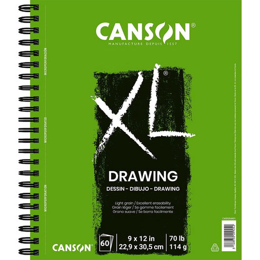Block de Dibujo Canson XL Drawing 114 g 60 Hojas 22.9 × 30.5 cm