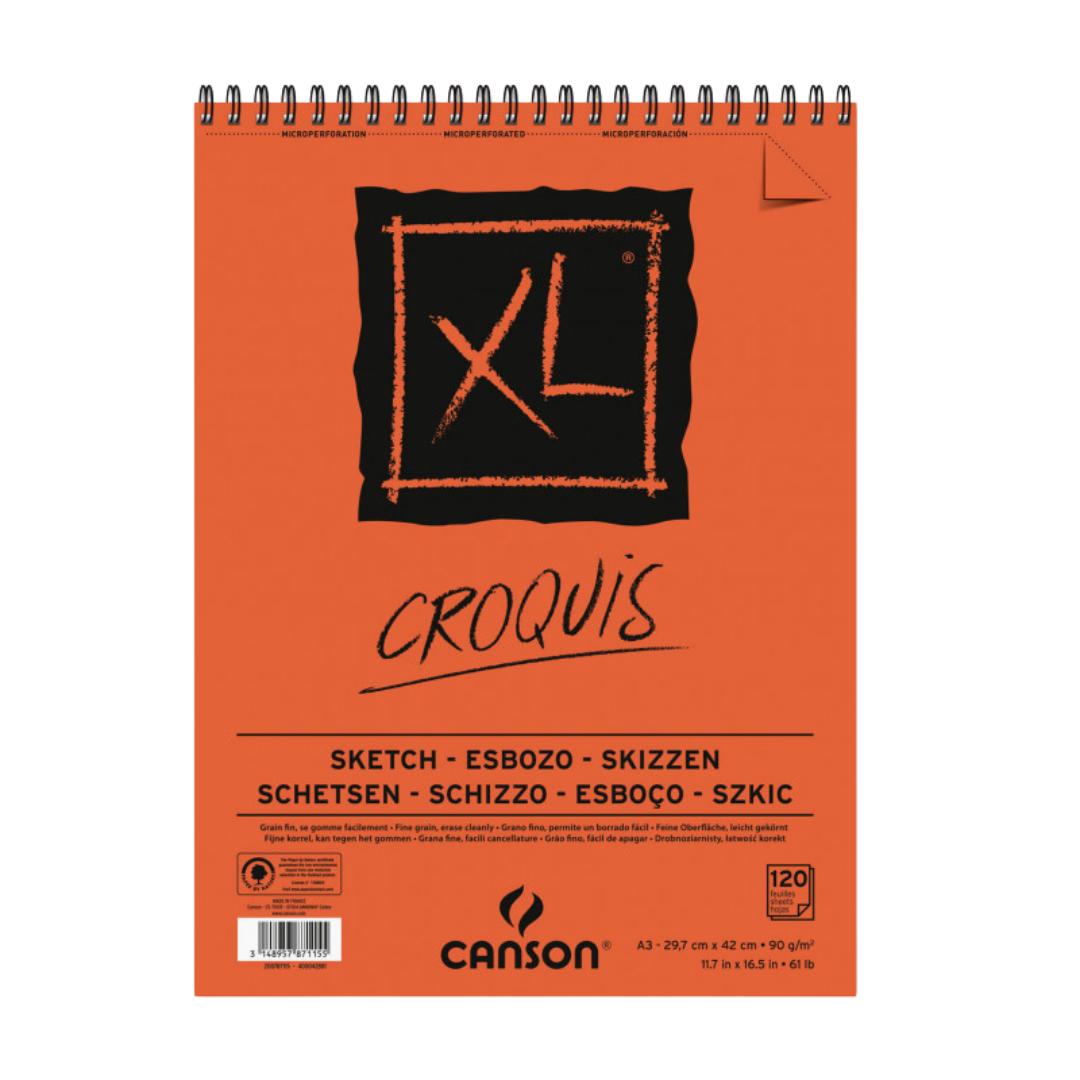 Block de Dibujo Canson XL Croquis A3 29.7 × 42 cm