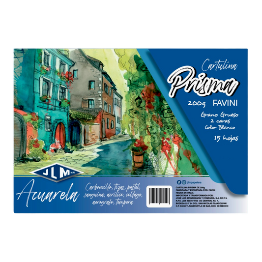 Block de Dibujo Acuarela Ligera JLM 35 × 50 cm 200 g