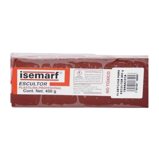 Plastilina Profesional para Escultor 400 g Isemarf