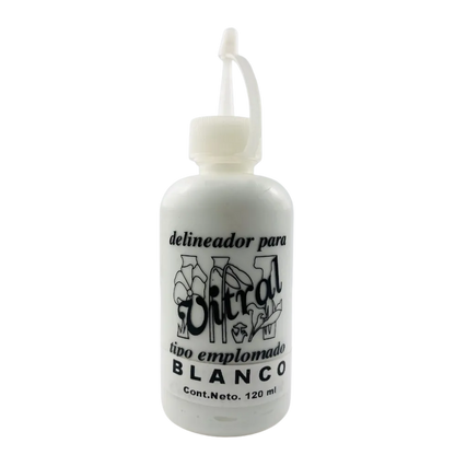 Delineador para Vitral Tipo Emplomado Frasco 120 ml Policraft