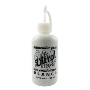 Delineador Para Vitral Tipo Emplomado Frasco 120ml Policraft