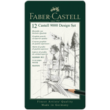 Lápices De Grafito 119064 Castell 9000 Faber Castell Design Set Con 12 Piezas