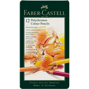 Lápices De Colores Polychromos 110012 Faber Castell Set Con 12 Piezas