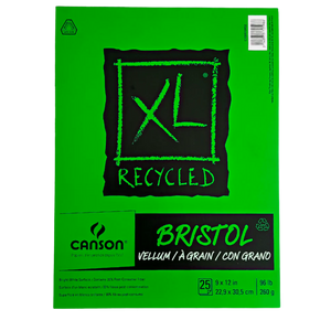 Block De Dibujo Canson XL Recycled Bristol 260g 22.9x30.58 cm