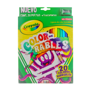 Lápices De Colores Borrables Crayola Caja Con 20 Piezas