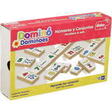 Juego De Domino Didáctico Números Y Conjuntos 28 Piezas Diako