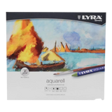 Crayones Acuarelables Lyra 46320 Profesional Set Con 24 Piezas