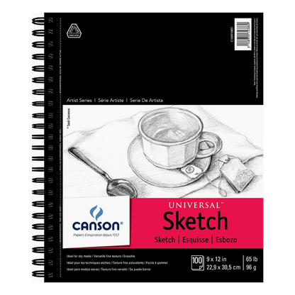 Block de Dibujo Canson Universal Sketch 96 g 100 Hojas