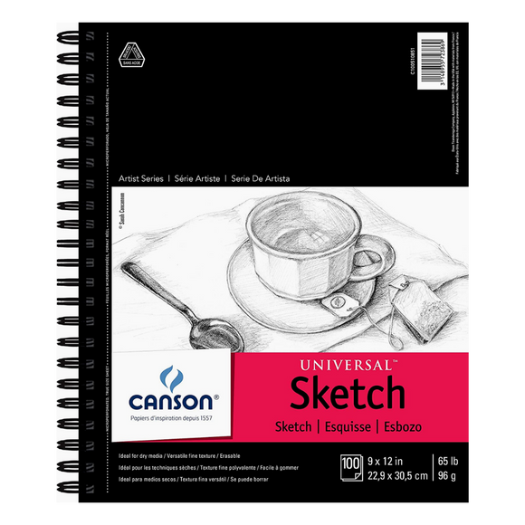 Block De Dibujo Canson Universal Sketch 96g 100 Hojas