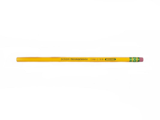 Lápiz Dixon Ticonderoga 2HB Mediano Hexagonal