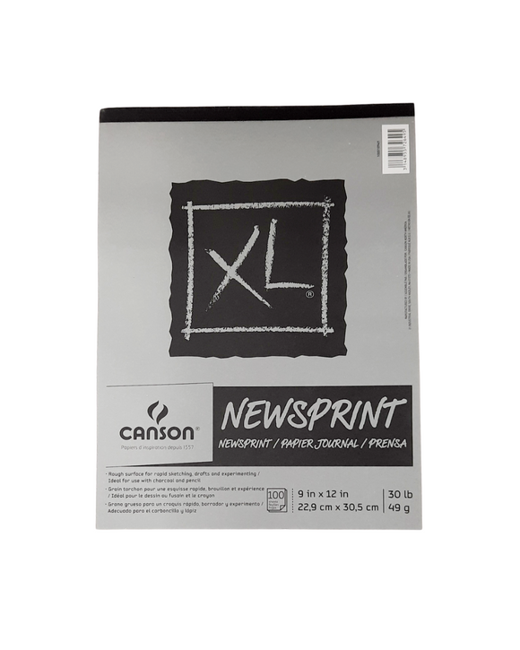 Block De Dibujo Canson XL Newsprint 22.9x30.5cm 49g