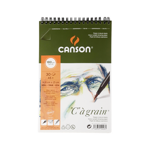 Block De Dibujo Canson "C" a grain 14.8x21cm 180g