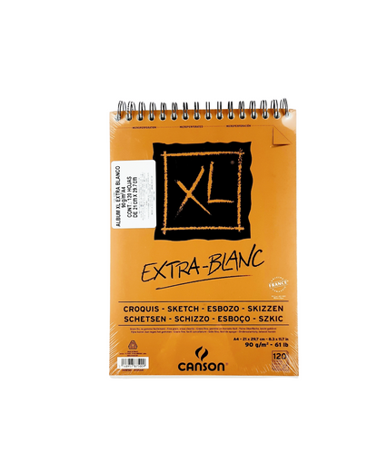 Block de Dibujo Canson XL Extra-blanc 120 Hojas 90 g