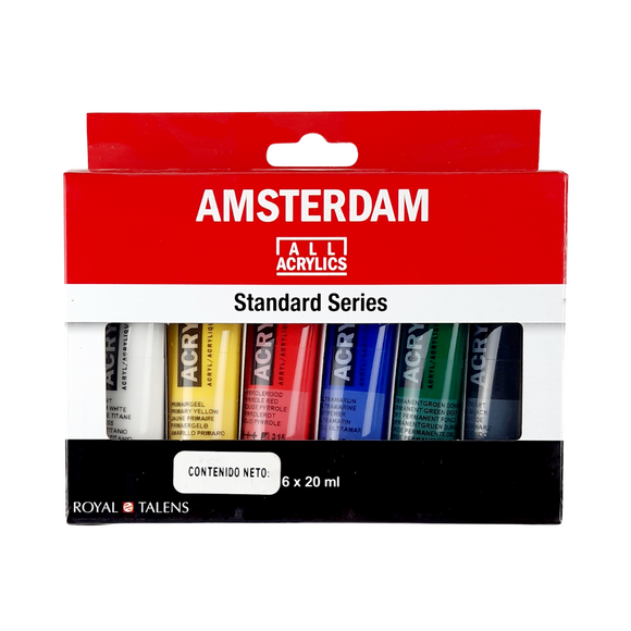 Set De Tubos De Pintura Acrílica Amsterdam 20ml