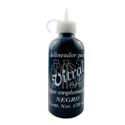 Delineador para Vitral Tipo Emplomado Frasco 120 ml Policraft