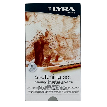 Lápices de Colores Artísticos para Bocetar 2041110 Sketching Lyra Set con 11 Piezas