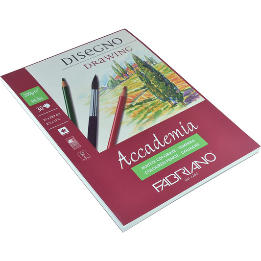 Block de Dibujo Fabriano Academia Drawing 21 × 29.7 cm 30 Hojas